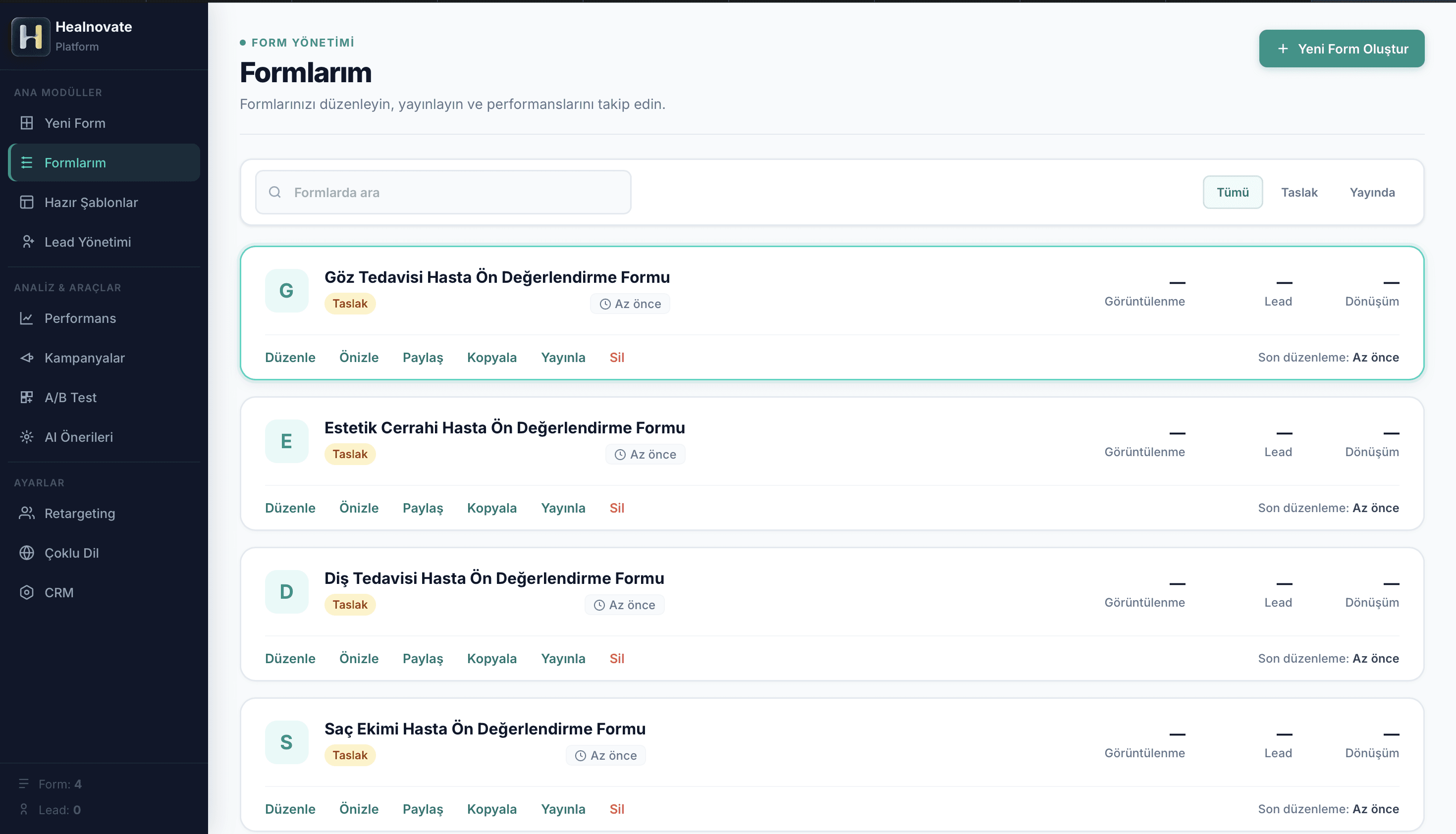 AI-powered health tourism form management application
